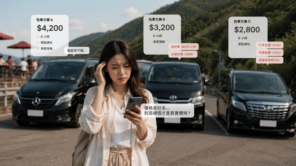 Private charter vehicle tips