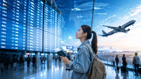 Flight number guide for airport transfers